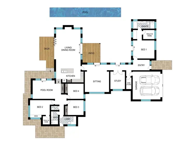 Floorplan of Homely house listing, 27 Wildflower Way, Leschenault WA 6233