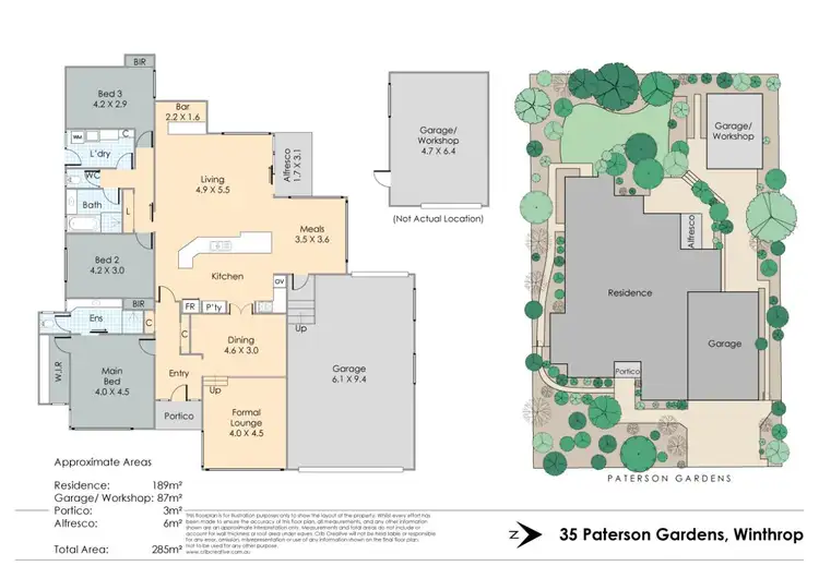 Floorplan of Homely house listing, 35 Paterson Gardens, Winthrop WA 6150