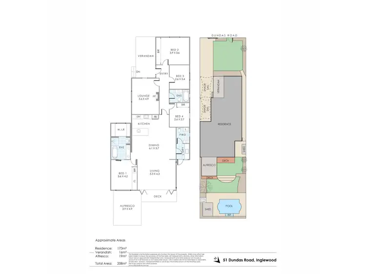 Floorplan of Homely house listing, 51 Dundas Road, Inglewood WA 6052