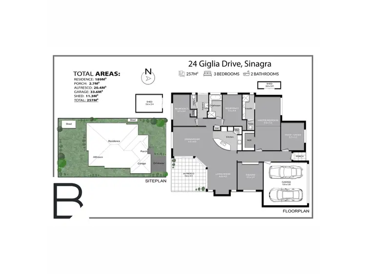 Floorplan of Homely house listing, 24 Giglia Drive, Sinagra WA 6065