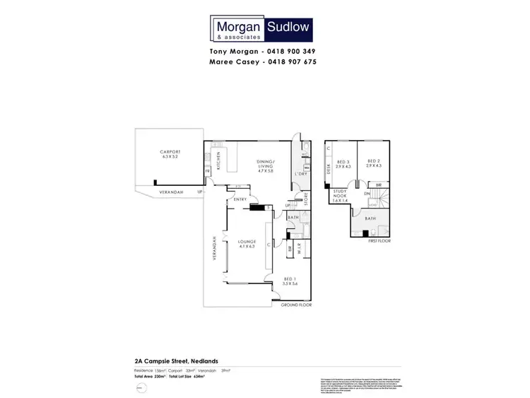 Floorplan of Homely house listing, 2A Campsie Street, Nedlands WA 6009