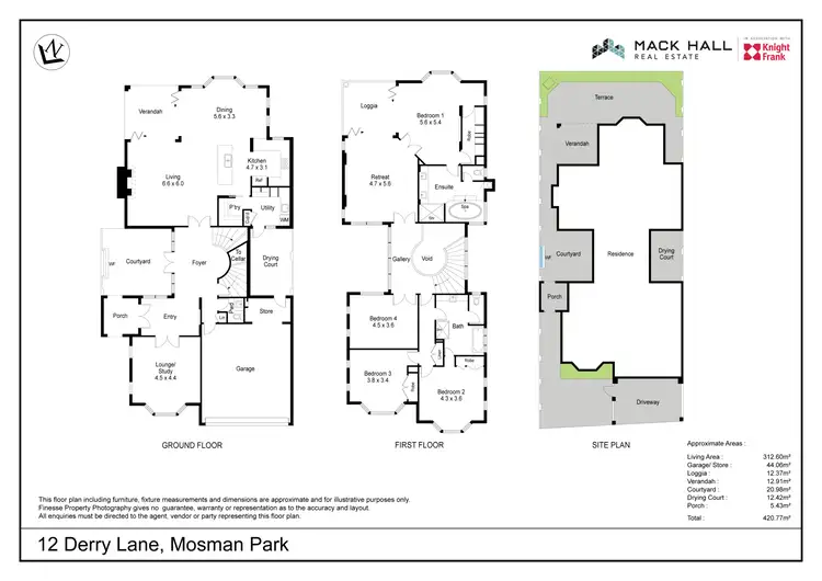 Floorplan of Homely house listing, 12 Derry Lane, Mosman Park WA 6012