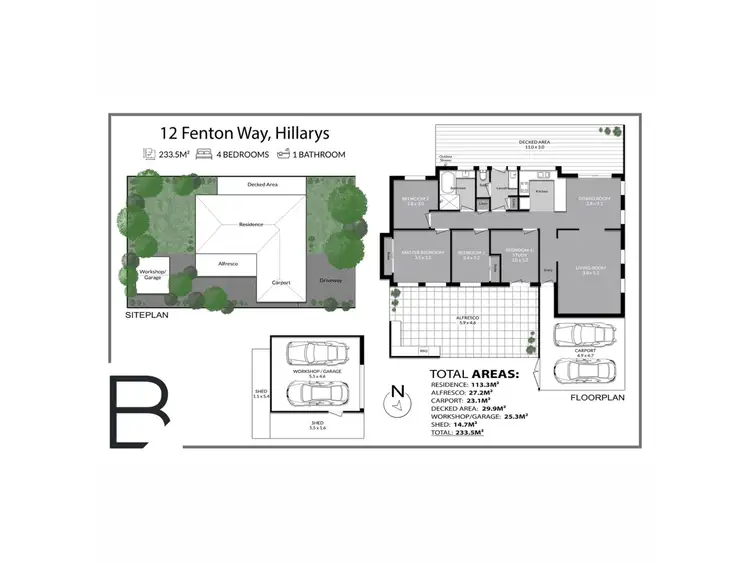 Floorplan of Homely house listing, 12 Fenton Way, Hillarys WA 6025