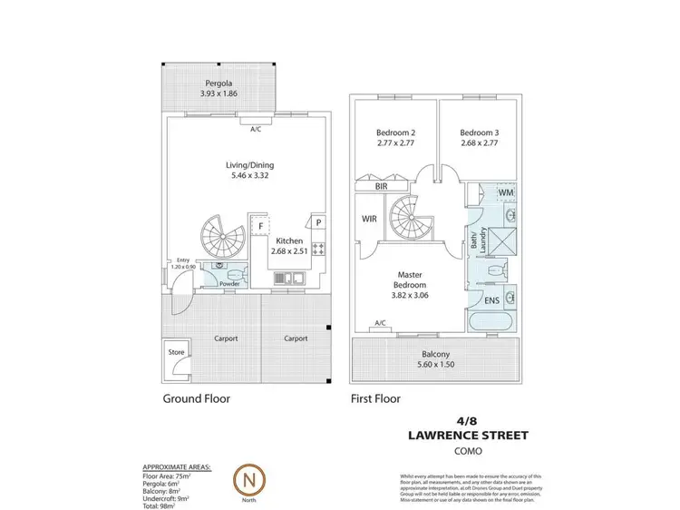 Floorplan of Homely house listing, 4/8 Lawrence Street, Como WA 6152