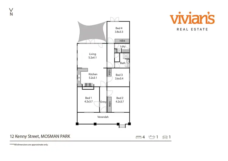 Floorplan of Homely house listing, 12 Kenny Street, Mosman Park WA 6012
