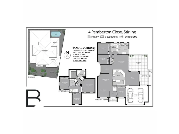 Floorplan of Homely house listing, 4 Pemberton Close, Stirling WA 6021