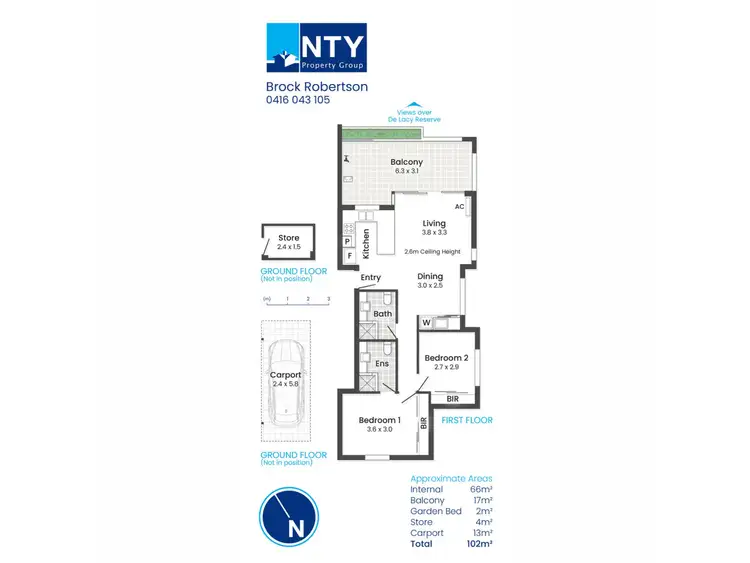 Floorplan of Homely apartment listing, 5/41 Hillside Crescent, Maylands WA 6051