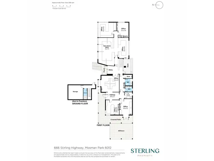 Floorplan of Homely house listing, 666 Stirling Highway, Mosman Park WA 6012