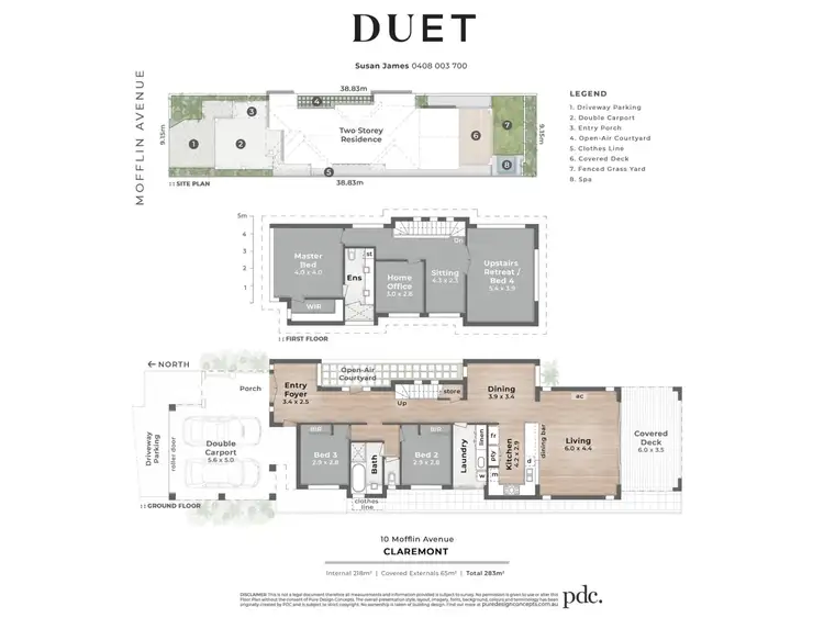 Floorplan of Homely house listing, 10 Mofflin Avenue, Claremont WA 6010