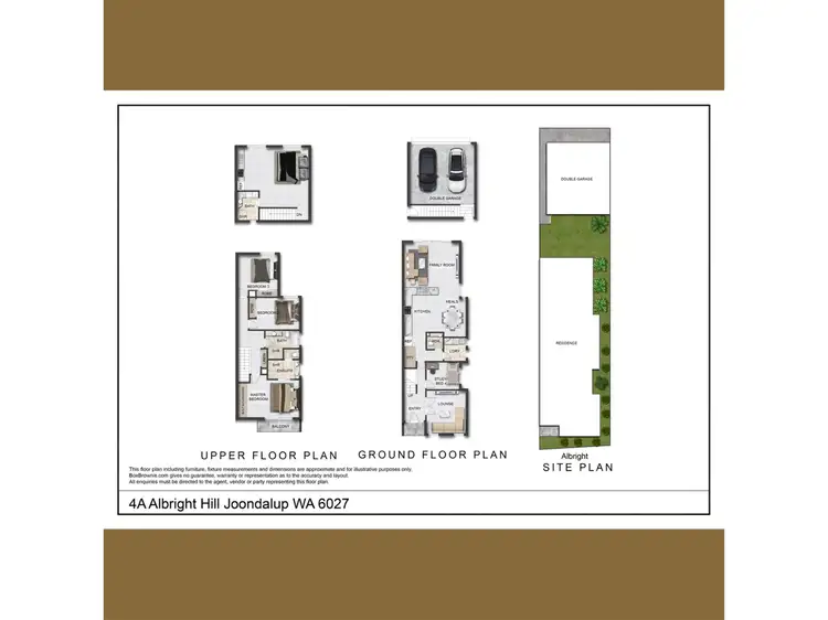Floorplan of Homely townhouse listing, 4A Albright Hill, Joondalup WA 6027