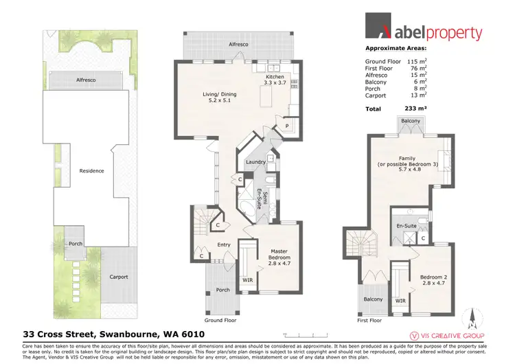 Floorplan of Homely house listing, 33 Cross Street, Swanbourne WA 6010