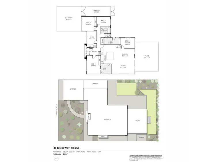 Floorplan of Homely house listing, 39 Taylor Way, Hillarys WA 6025