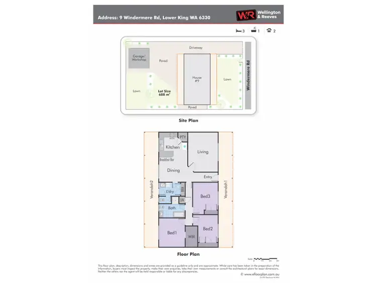 Floorplan of Homely house listing, 9 Windermere Road, Lower King WA 6330