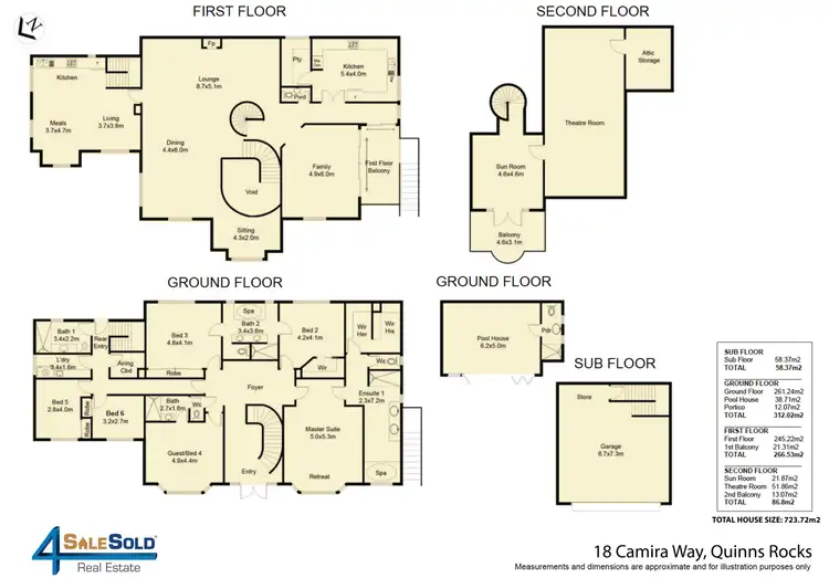Floorplan of Homely house listing, 18 Camira Way, Quinns Rocks WA 6030