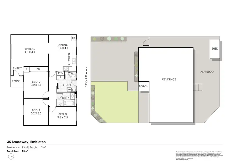 Floorplan of Homely house listing, 35 Broadway, Embleton WA 6062
