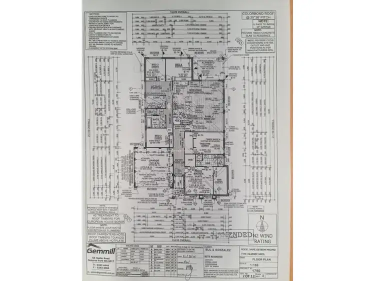 Floorplan of Homely house listing, Lot 613, 23 Avana Loop, Caversham WA 6055
