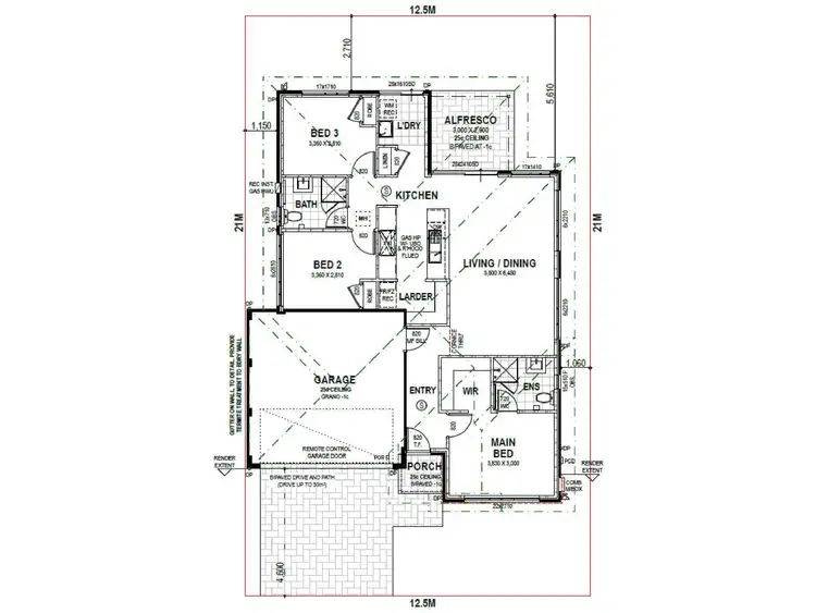Floorplan of Homely house listing, Lot 257, Vaughan Crescent, Forrestdale WA 6112
