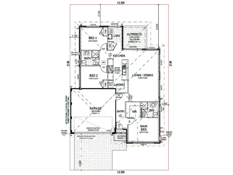 Floorplan of Homely house listing, Lot 341, Atmosphere Loop, Southern River WA 6110