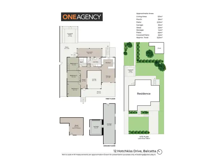 Floorplan of Homely house listing, 12 Hotchkiss Drive, Balcatta WA 6021