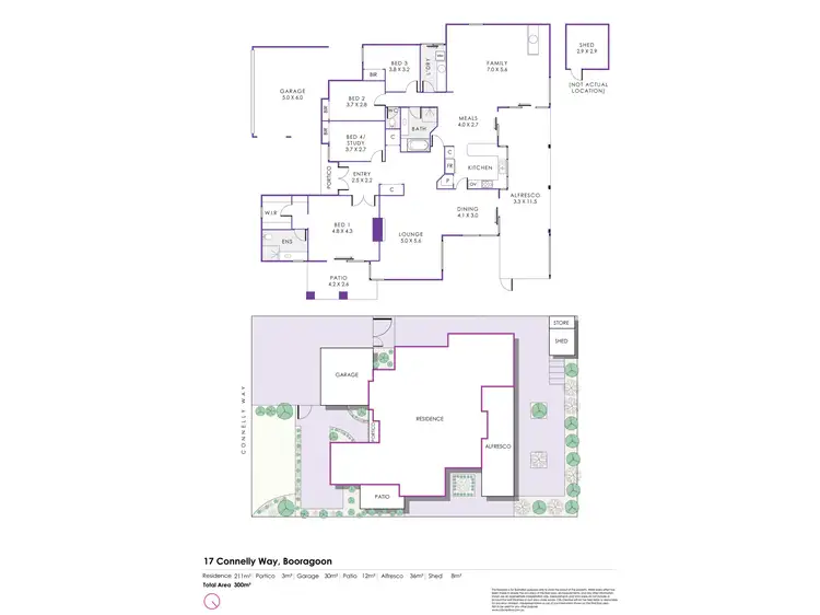 Floorplan of Homely house listing, 17 Connelly Way, Booragoon WA 6154