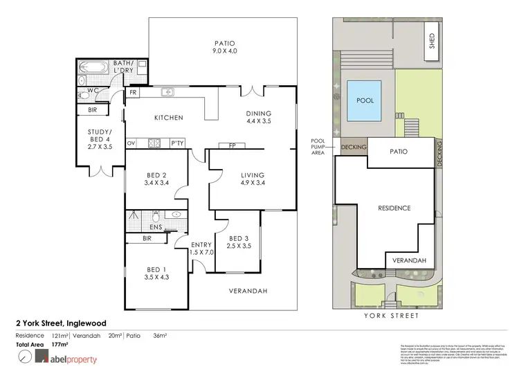 Floorplan of Homely house listing, 2 York Street, Inglewood WA 6052