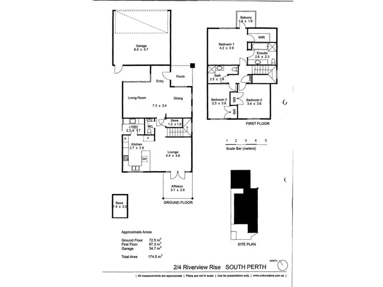 Floorplan of Homely house listing, 2/4 River View Street, South Perth WA 6151