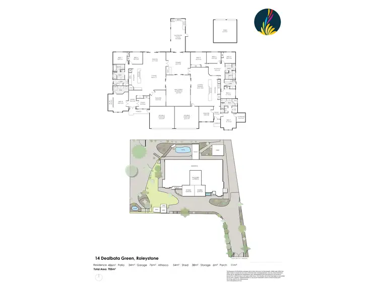 Floorplan of Homely house listing, 14 Dealbata Green, Roleystone WA 6111