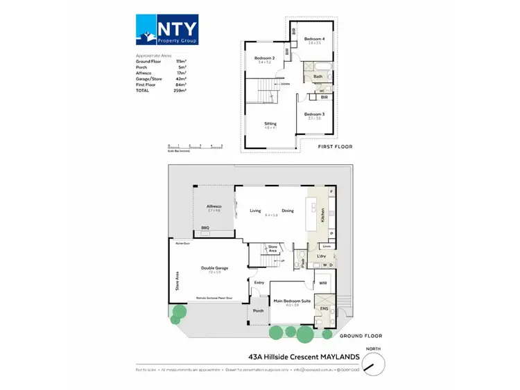 Floorplan of Homely house listing, 43A Hillside Crescent, Maylands WA 6051