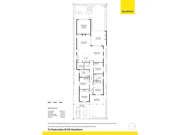 Floorplan of Homely house listing, 51 Federation Street, Mount Hawthorn WA 6016