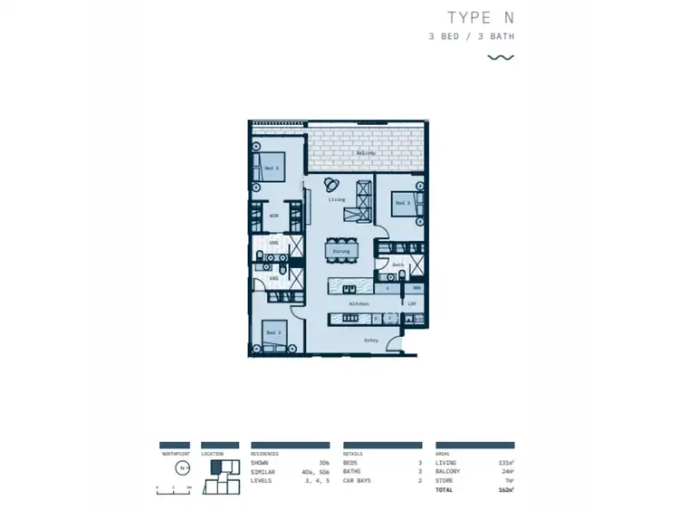 Floorplan of Homely apartment listing, 101/139 Broadway, Nedlands WA 6009