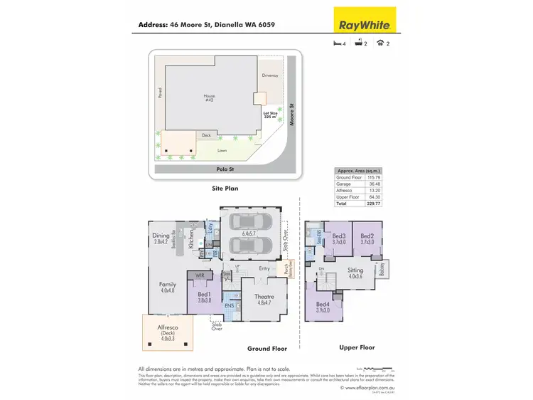 Floorplan of Homely house listing, 46 Moore Street, Dianella WA 6059