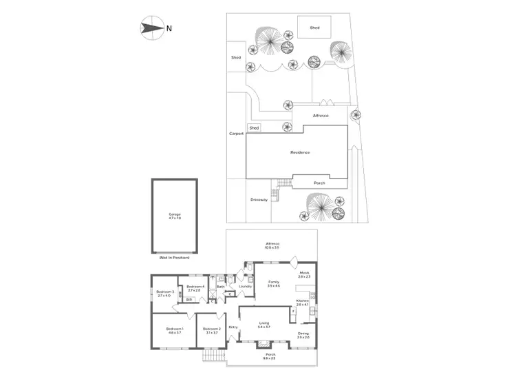 Floorplan of Homely house listing, 11 Lombardy Street, Woodlands WA 6018