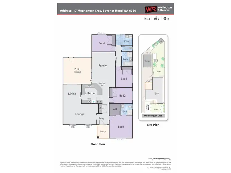 Floorplan of Homely house listing, 17 Meananger Crescent, Bayonet Head WA 6330