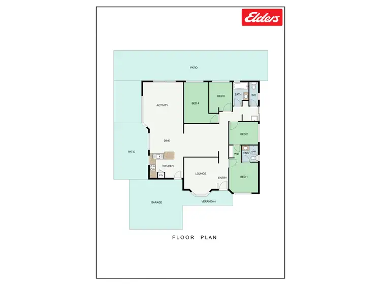 Floorplan of Homely house listing, 13 Parkland Drive, Warnbro WA 6169