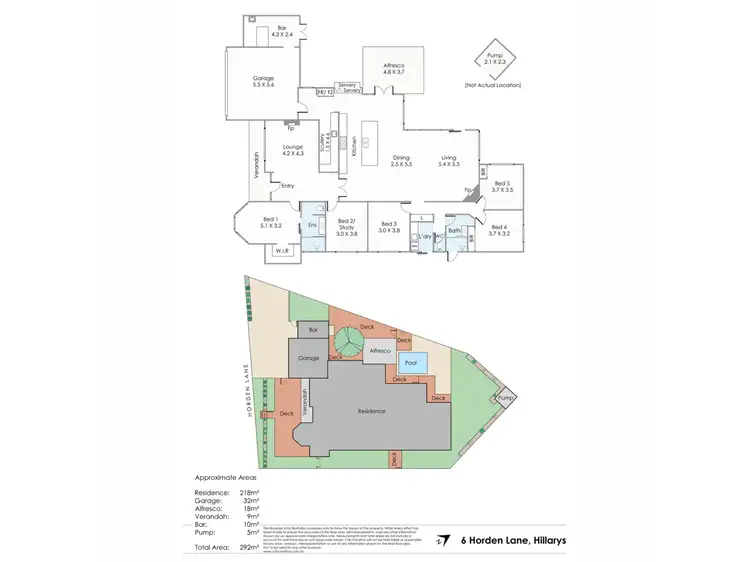 Floorplan of Homely house listing, 6 Horden Lane, Hillarys WA 6025