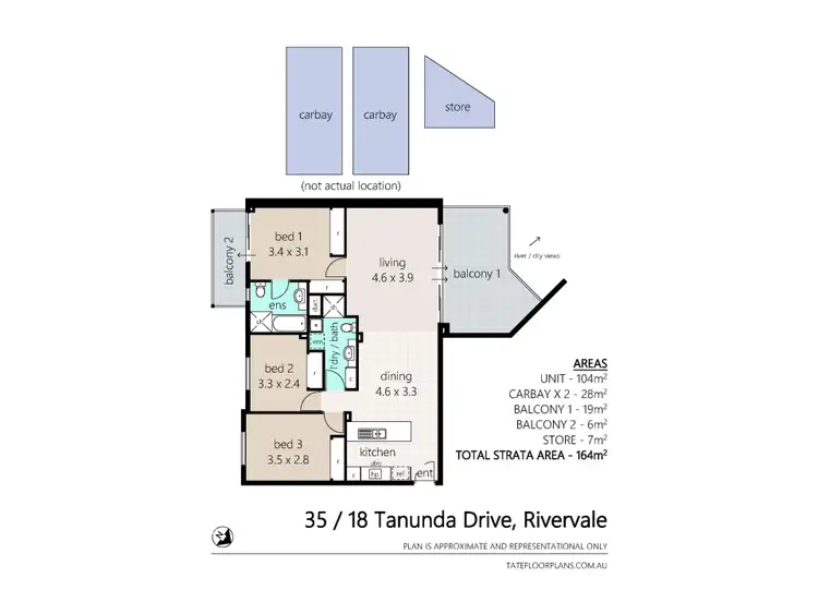 Floorplan of Homely apartment listing, 35/18 Tanunda Drive, Rivervale WA 6103