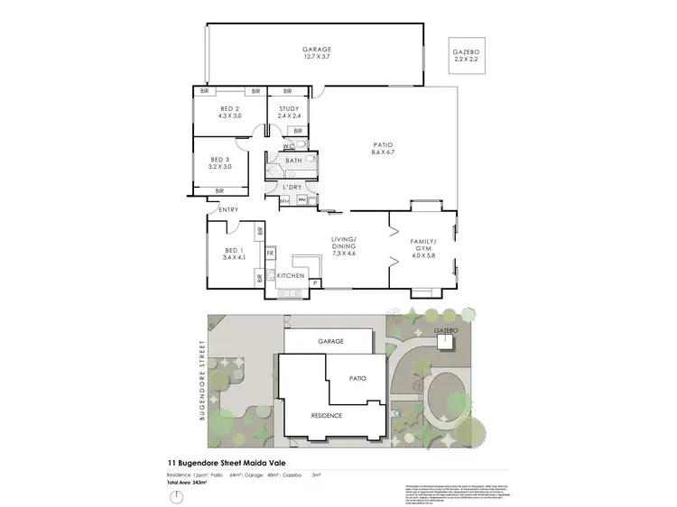 Floorplan of Homely house listing, 11 Bugendore Street, Maida Vale WA 6057