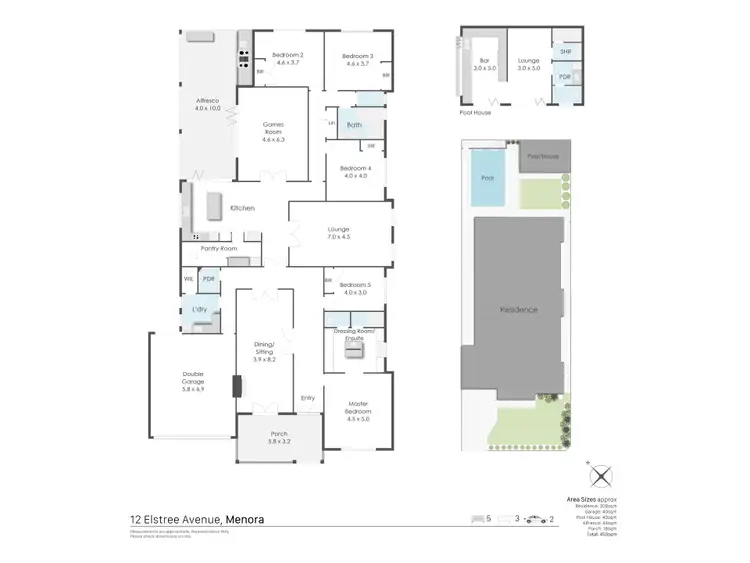 Floorplan of Homely house listing, 12 Elstree Avenue, Menora WA 6050