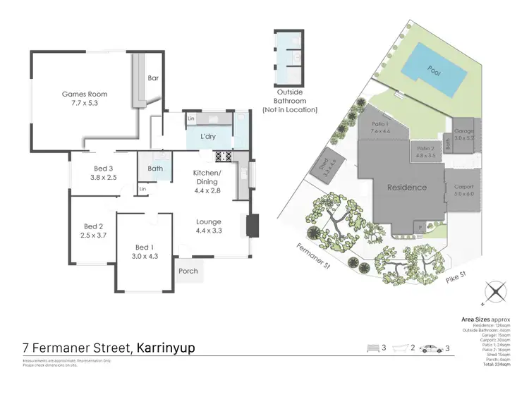 Floorplan of Homely house listing, 7 Fermaner Street, Karrinyup WA 6018