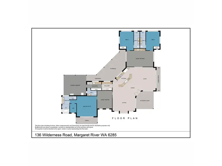 Floorplan of Homely house listing, 136 Wilderness Road, Margaret River WA 6285