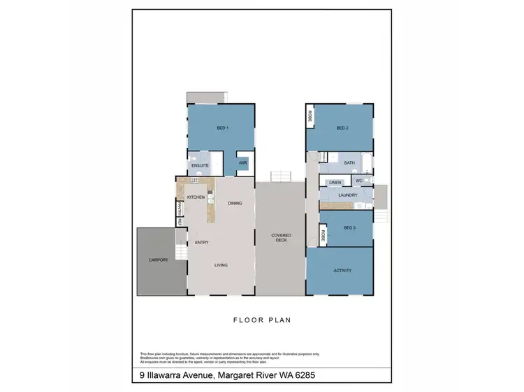 Floorplan of Homely house listing, 9 Illawarra Avenue, Margaret River WA 6285