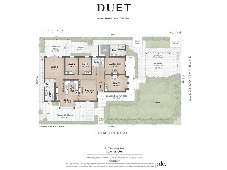 Floorplan of Homely house listing, 25 Thomson Road, Claremont WA 6010