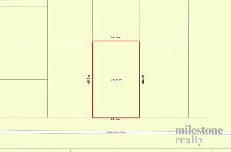 Floorplan of Homely land listing, 5 Salvado View, Port Denison WA 6525