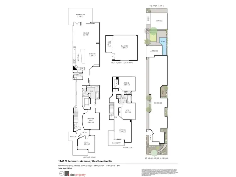Floorplan of Homely house listing, 114B St Leonards Avenue, West Leederville WA 6007