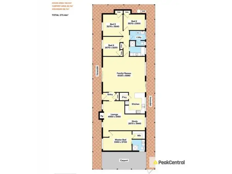 Floorplan of Homely house listing, 198 Karri Street, Karnup WA 6176