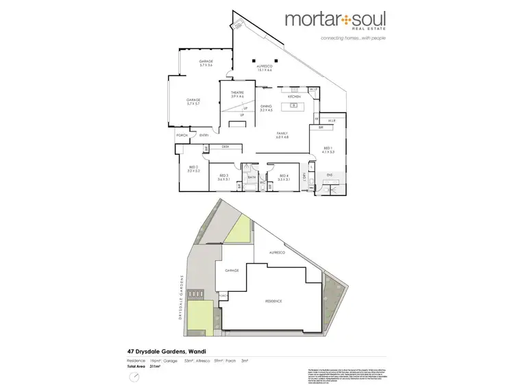 Floorplan of Homely house listing, 47 Drysdale Gdns, Wandi WA 6167