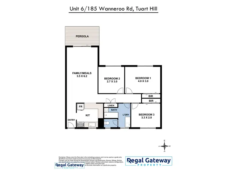 Floorplan of Homely apartment listing, 6/185 Wanneroo Road, Tuart Hill WA 6060