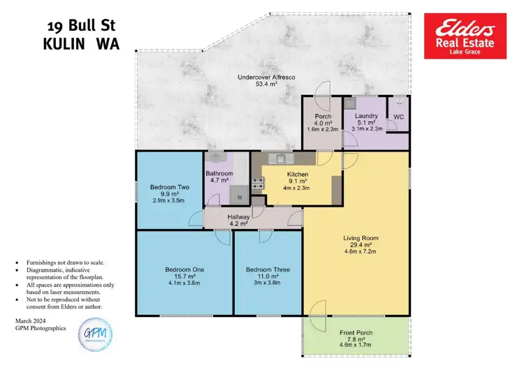 Floorplan of Homely house listing, 19 Bull Street, Kulin WA 6365
