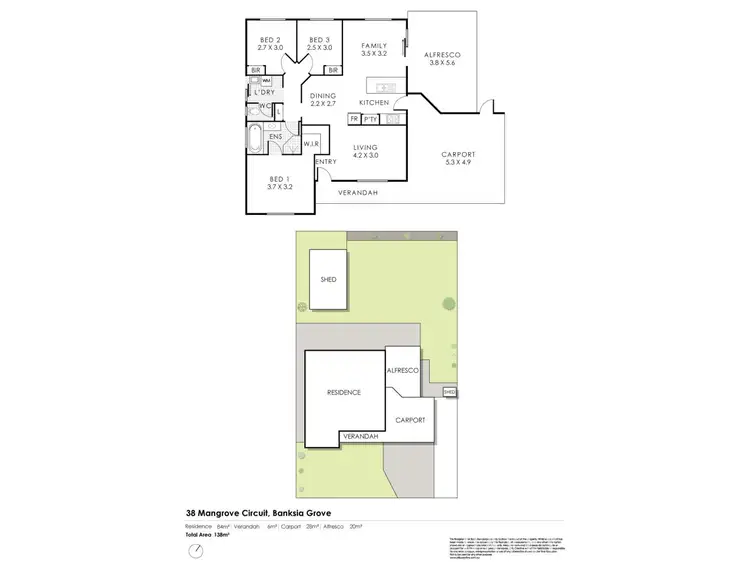 Floorplan of Homely house listing, 38 Mangrove Circuit, Banksia Grove WA 6031