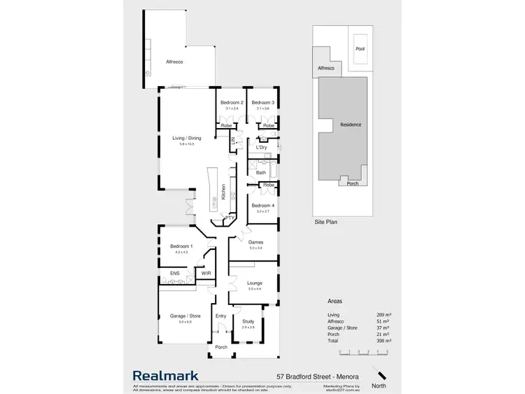 Floorplan of Homely house listing, 57 Bradford Street, Menora WA 6050